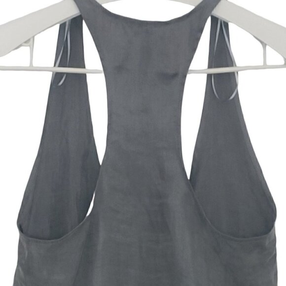 NWT ZARA Gray fill sens scoop neck round hem tank top - Picture 6 of 15